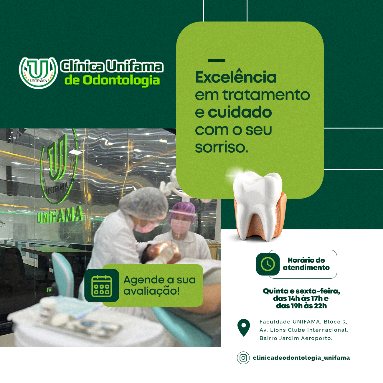 Clínica UNIFAMA de Odontologia realiza atendimento gratuito ao público ...